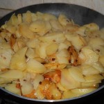 Блюда из грибов, картофеля и овощей