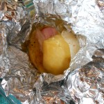Картофель запеченный с грудинкой