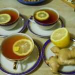 чай с лимоном и имбирем
