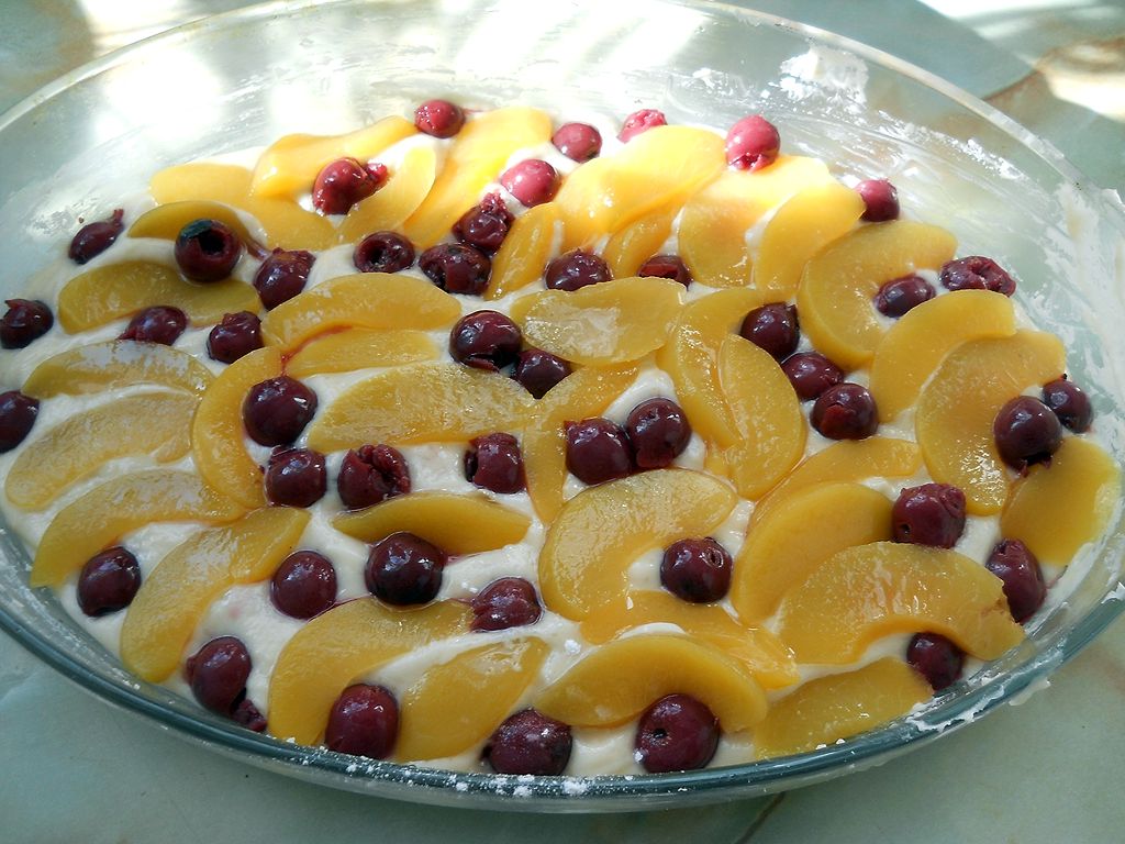 Пирог с фруктами