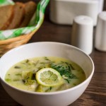 Суп из зеленых овощей с курицей4