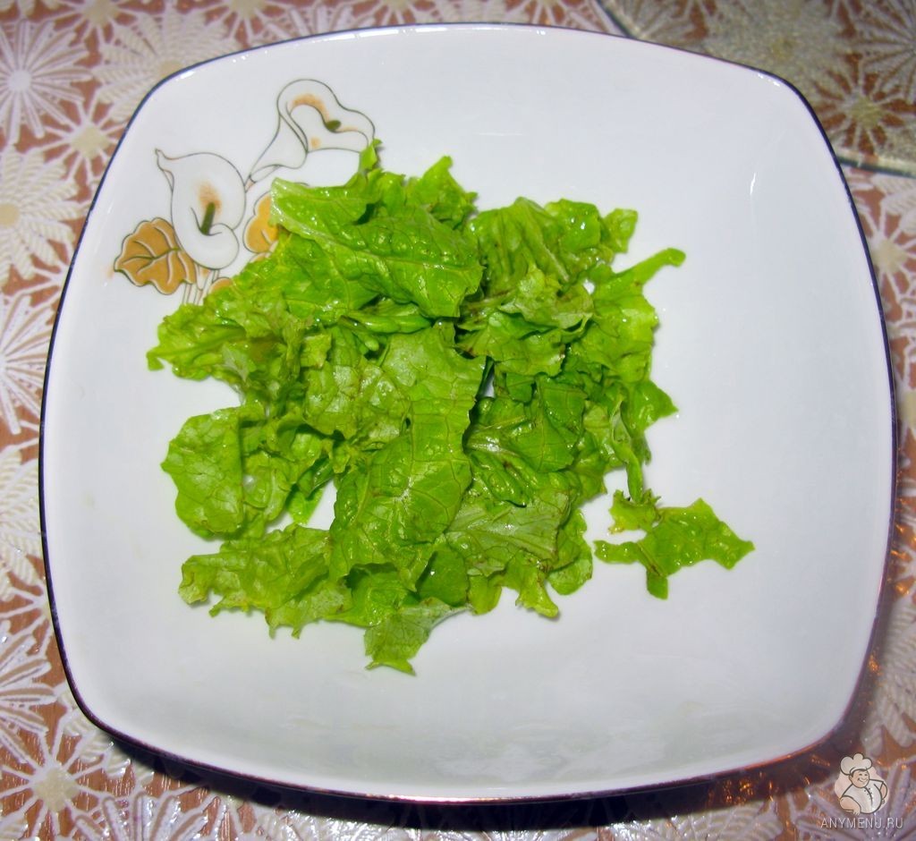 Запеченное куриное филе с овощным салатом (7)