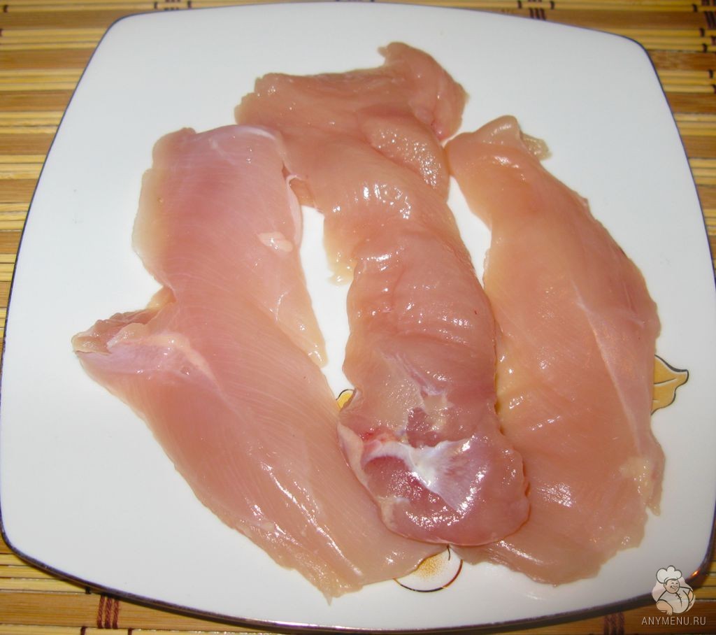 Куриное филе в чесночной панировке (4)