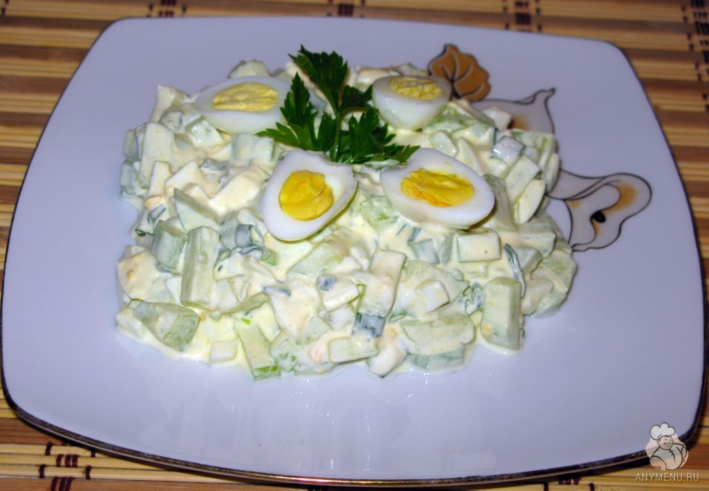 Салат из зеленого лука  (4)