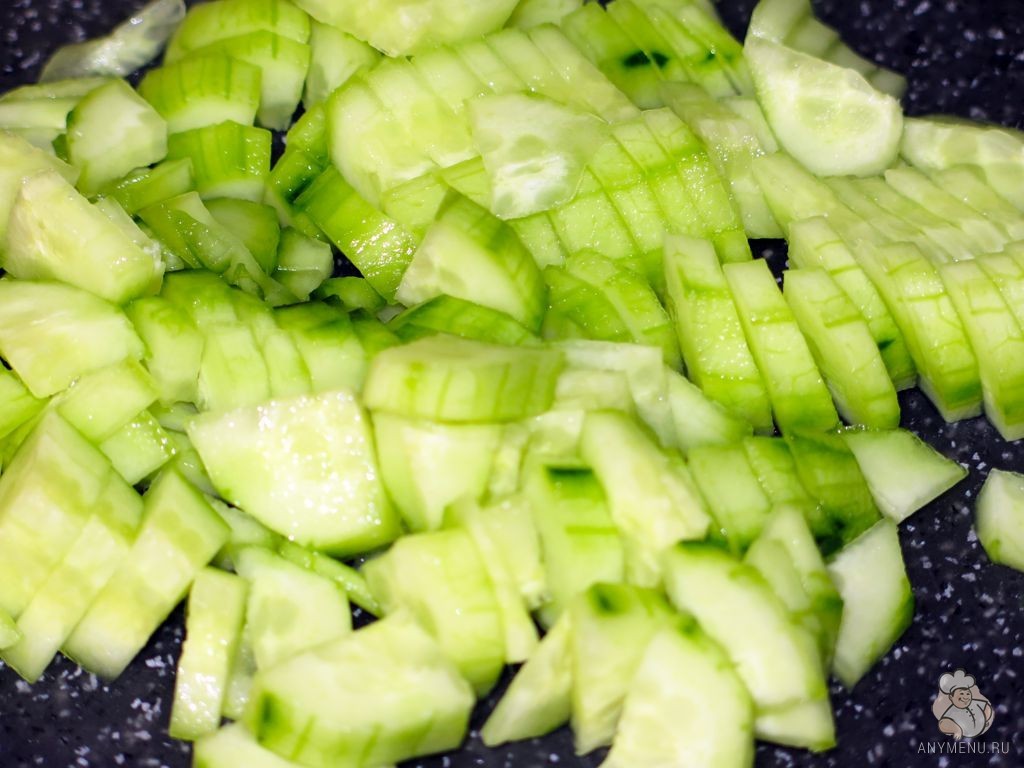 Салат из черемши с овощами (3)