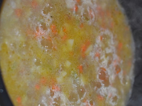 Картофельный суп с беконом2