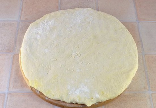 Осетинский пирог с сыром и картофелем9