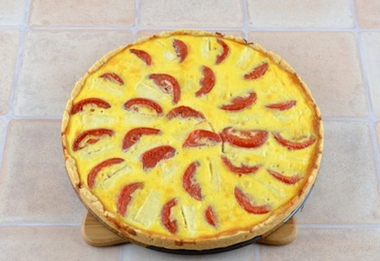 Пирог с брынзой и помидорами7