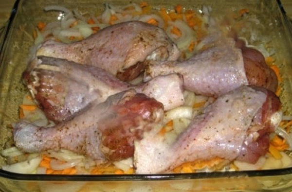 Куриные голени с картофелем6