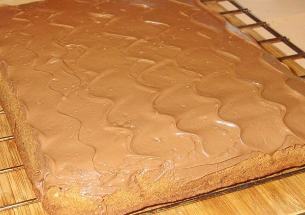 Тыквенно ореховый пирог в молочном шоколаде6