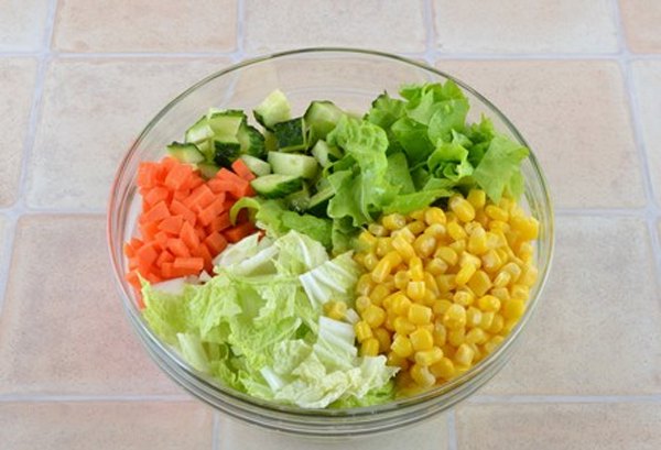 Овощной салат Цветной5