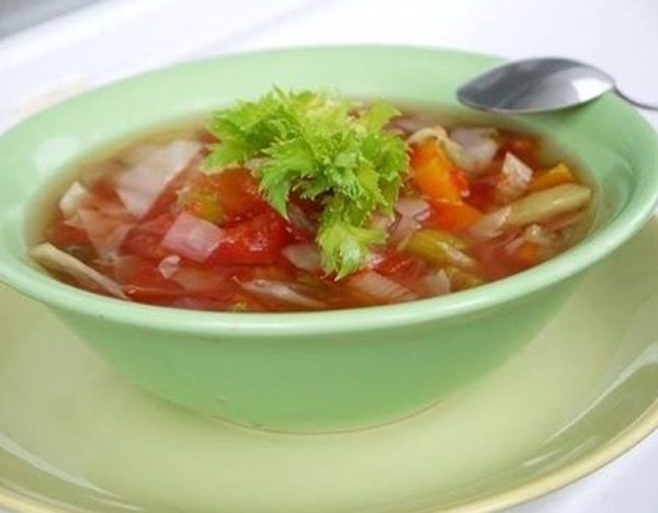 Овощной суп из сельдерея