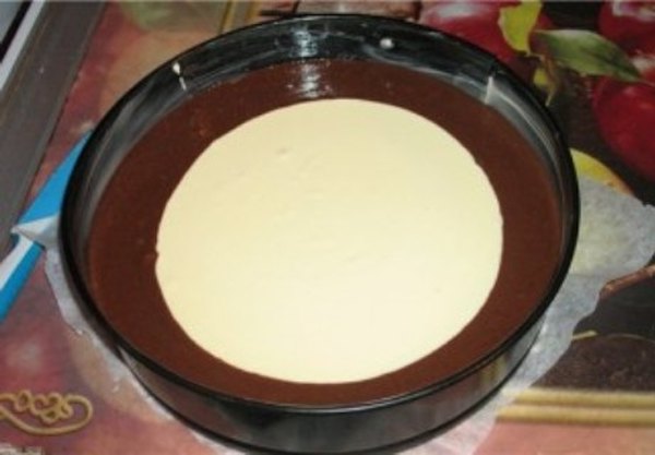Творожно шоколадная запеканка Мраморная1