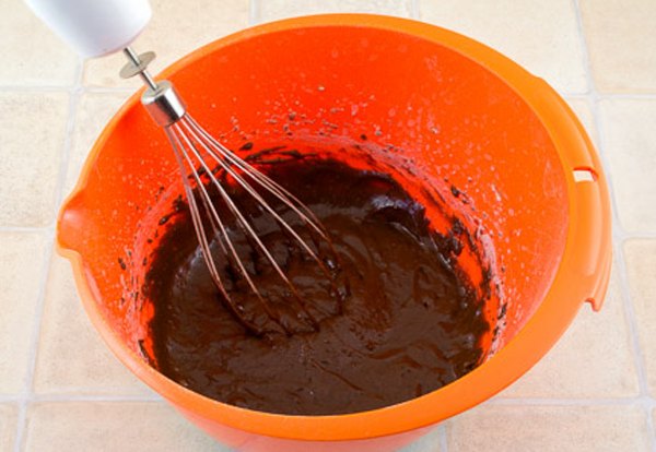 Шоколадный пирог с кабачком и творожной начинкой4