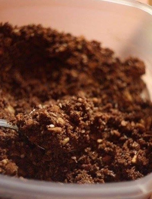 Шоколадно кофейный чизкейк с вафельно кокосовой основой3