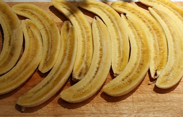 Бананы с творогом и йогуртом1