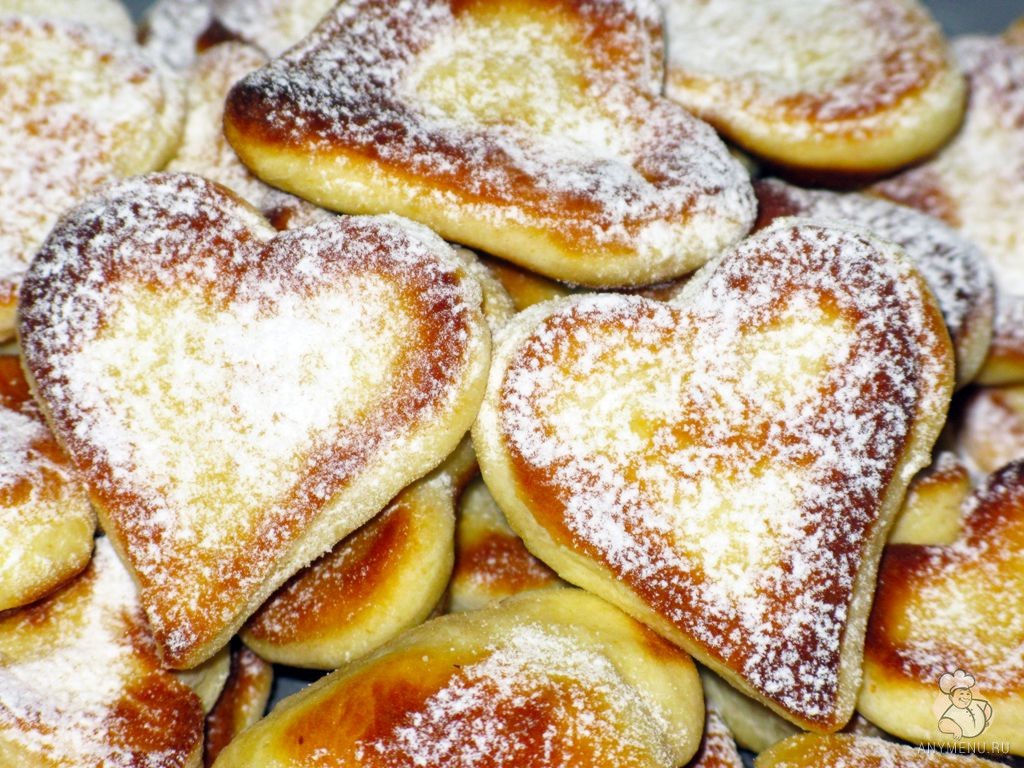 Пышки на сгущенном молоке